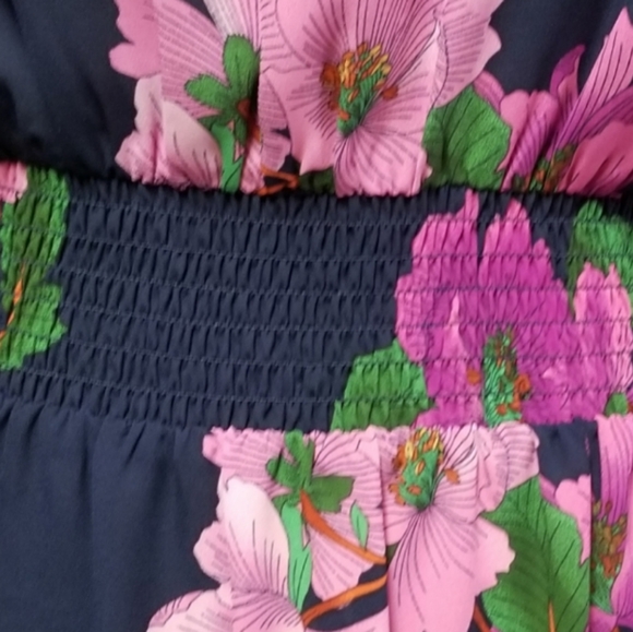 🆕️⬇️Nanette Lepore Floral Smocked High/Low Dress - Picture 8 of 8